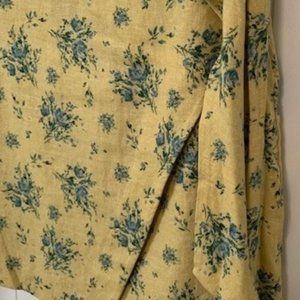 Maison D'Amelie Linen/Rayon Wrap Skirt, Size Medium